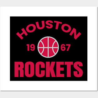 houston 1967 rocket basketball Posters and Art